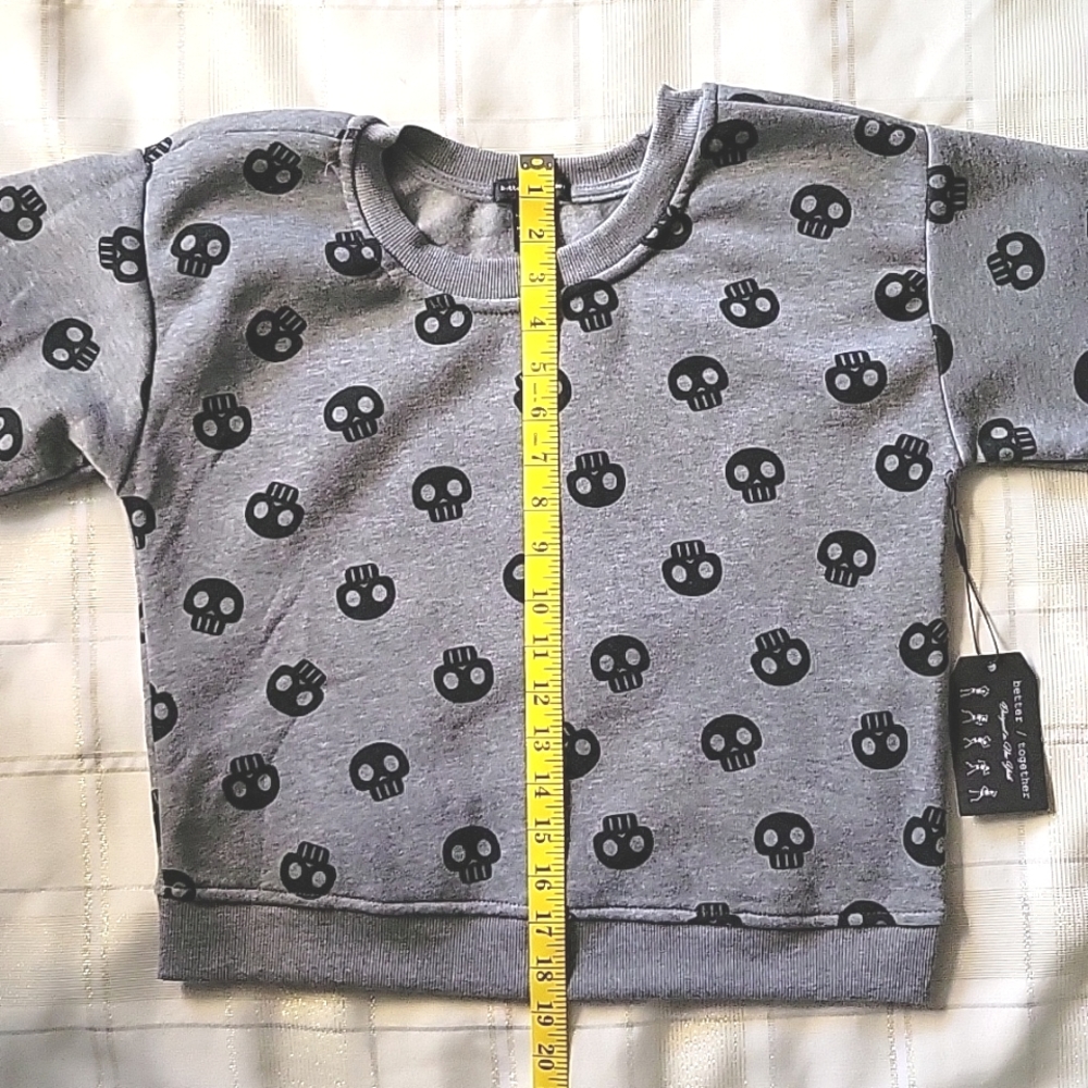 NWT Skull Crop Sweater & Sweats Set - Picture 5 of 11